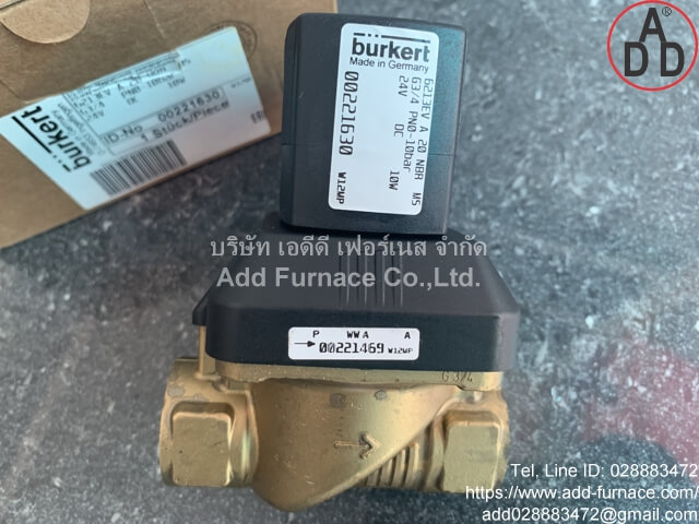 Burkert Gas Solenoid Valve 1to2inch (4);